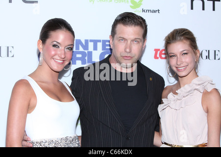 Alia Baldwin, Stephen Baldwin, Hailey Baldwin im Ankunftsbereich für MONTE-CARLO-Premiere, AMC Loews Lincoln Square Theater, New York, Stockfoto