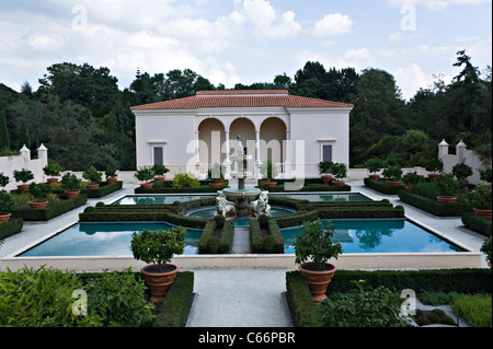 Die attraktive italienische Renaissancegarten in Hamilton Gardens Waikato Nordinsel Neuseeland NZ Stockfoto