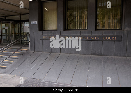 Gesamtansicht des Highbury Corner Magistrates Court Stockfoto