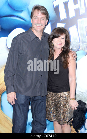 Jeff Foxworthy im Ankunftsbereich für die SCHLÜMPFE-Premiere, The Ziegfeld Theatre, New York, NY 24. Juli 2011. Foto von: Kristin Callahan/Everett Collection Stockfoto