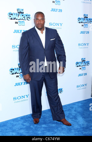 Sean Ringgold im Ankunftsbereich für die SCHLÜMPFE-Premiere, The Ziegfeld Theatre, New York, NY 24. Juli 2011. Foto von: Andres Otero/Everett Collection Stockfoto