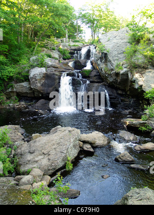 Chapman fällt, des Teufels Hopyard State Park, Connecticut Stockfoto