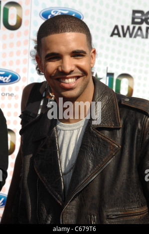 Drake in Anwesenheit für BET Awards 2010, Shrine Auditorium, Los Angeles, CA 27. Juni 2010. Foto von: Dee Cercone/Everett Collection Stockfoto