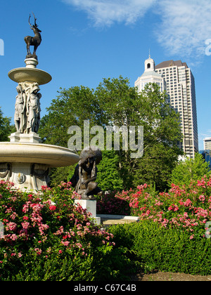 Bushnell Park, Hartford, Connecticut Stockfoto