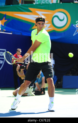 Rafael Nadal bei einem öffentlichen Auftritt für 2010 Arthur Ashe Kids Day, USTA Billie Jean King National Tennis Center, Flushing, NY 28. August 2010. Foto von: Gregorio T. Binuya/Everett Collection Stockfoto