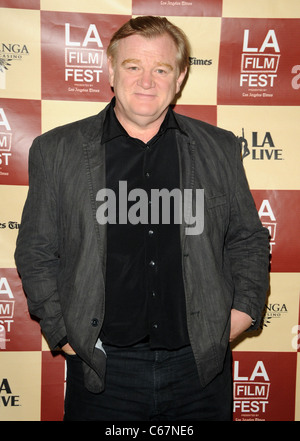 Brendan Gleeson im Ankunftsbereich für THE GUARD Premiere auf der Los Angeles Film Festival (LAFF), Königliche Kinos L.A. Live, Los Angeles, CA 22. Juni 2011. Foto von: Dee Cercone/Everett Collection Stockfoto