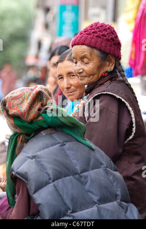 Lokalen Ladakhis Stockfoto