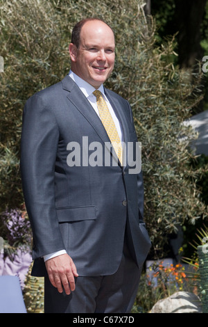 Chelsea Flower Show 2011, Fürst Albert II., Sovereign Fürst von Monaco Stockfoto