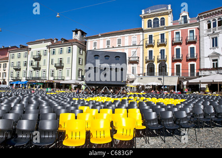 Internationale Filmfestival in Locarno, Tessin, Schweiz Stockfoto