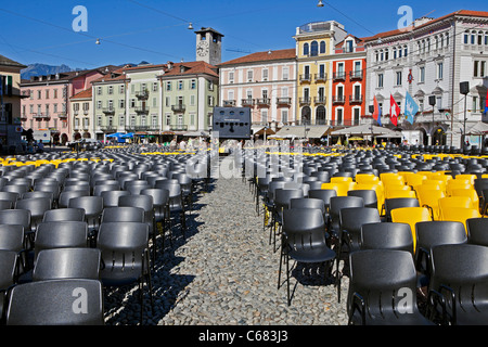 Internationale Filmfestival in Locarno, Tessin, Schweiz Stockfoto