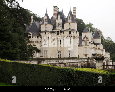 Chateau de Ussé, Loiretal, Frankreich Stockfoto
