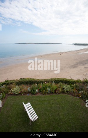 Tenby, ummauerte Stadt am Meer in Pembrokeshire, Carmarthen Bay, South West Wales. Foto: Jeff Gilbert Stockfoto