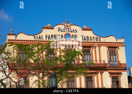 Die Partagas Zigarrenfabrik in Havanna Zentralkuba Stockfoto