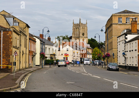 Straße in Devizes Stockfoto