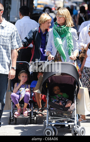 Leni Samuel, Henry Samuel, Heidi Klum, Lou Samuel, walk in unterwegs für Promi-Schnappschüsse - Mittwoch, Soho, New York, NY Stockfoto