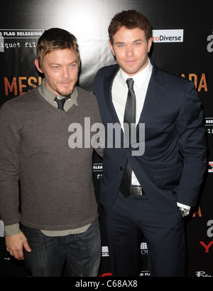 Norman Reedus, Kellan Lutz im Ankunftsbereich für MESKADA Premiere, Cinespace LA, Los Angeles, CA 30. November 2010. Foto von: Dee Cercone/Everett Collection Stockfoto