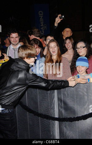 Justin Bieber im Ankunftsbereich für MEGAMIND Premiere, Graumans Chinese Theatre, Los Angeles, CA 30. Oktober 2010. Foto von: Michael Stockfoto