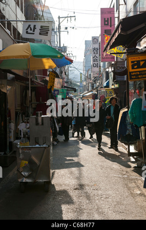 Gukje Markt in Busan in Südkorea Stockfoto