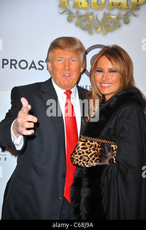Donald Trump, Melania Knauss-Trumpf im Ankunftsbereich für Comedy