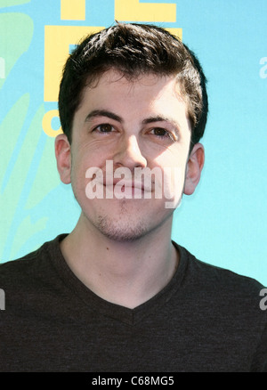 CHRISTOPHER MINTZ-PLASSE TEEN CHOICE 2011 Ankünfte LOS ANGELES Kalifornien USA 07 August 2011 Stockfoto