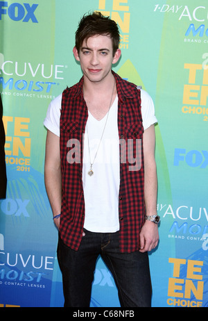 KEVIN MCHALE TEEN CHOICE 2011 Ankünfte LOS ANGELES Kalifornien USA 07 August 2011 Stockfoto