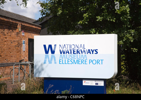 nationale Wasserstraßen Museum in Ellesmere Port auf dem wirral Stockfoto