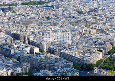 Luftaufnahme von Paris Architektur vom Eiffel-Turm Foto auf: 18. Mai 2010 Stockfoto