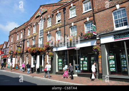 Kings Arms Royal Hotel, High Street, Godalming, Surrey, England, Vereinigtes Königreich Stockfoto