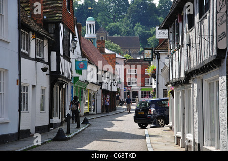 Kirchgasse, Godalming, Surrey, England, Vereinigtes Königreich Stockfoto