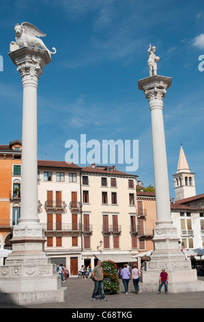 Piazza dei Signori, Vicenza Stockfoto