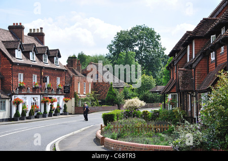 Das Swan Inn, Petworth Road, Chiddingfold, Surrey, England, Vereinigtes Königreich Stockfoto