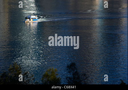 Kreuz-Flüsse-Stadt-Fähre Brisbane Australien Stockfoto