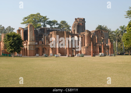 Ruinen des britischen Residency, Lucknow, Uttar Pradesh, Indien Stockfoto