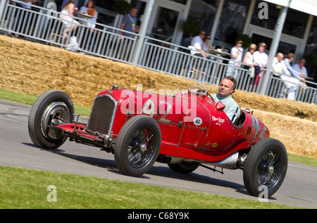 1934 Alfa Romeo Tipo B "Don Lee Special" auf dem 2011 Goodwood Festival of Speed, Sussex, England, UK. Stockfoto