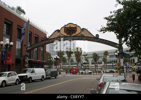 SAN DIEGO KALIFORNIEN USA GASLIGHT DISTRICT Stockfoto