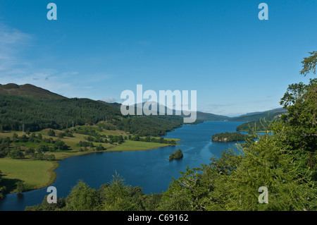 Loch Tummel nr Pitlochry Perth & Kinross Schottland von Queen es View Stockfoto