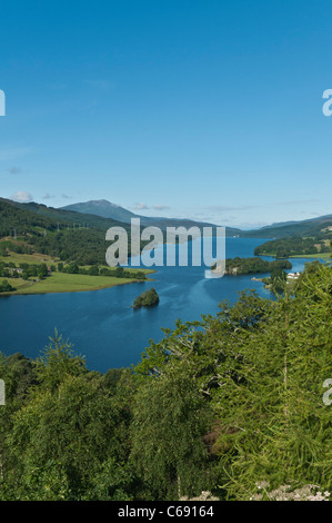 Loch Tummel nr Pitlochry Perth & Kinross Schottland von Queen es View Stockfoto