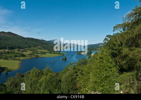 Loch Tummel nr Pitlochry Perth & Kinross Schottland von Queen es View Stockfoto