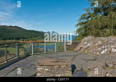 Loch Tummel nr Pitlochry Perth & Kinross Schottland von Queen es View Stockfoto