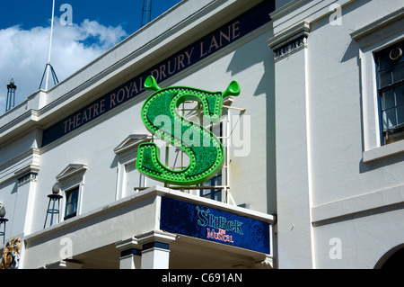 Shrek the Musical im Londoner Theatre Royal, Drury Lane Stockfoto