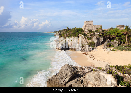 Die Maya-Ruinen von Tulum, Mexiko Stockfoto