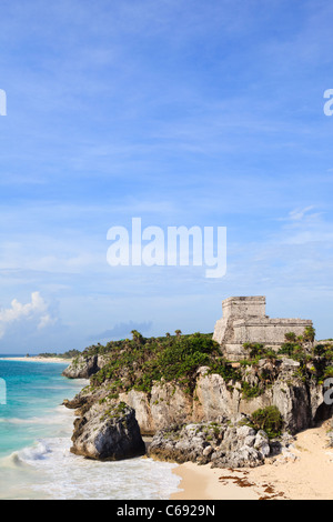 Die Maya-Ruinen von Tulum, Mexiko Stockfoto