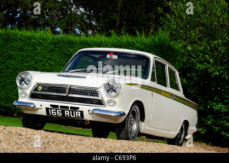 1963 Ford Lotus Cortins funktioniert Auto ex Trevor Taylor, Jim Clark, Dan Gurney, Sir John Whitmore Stockfoto