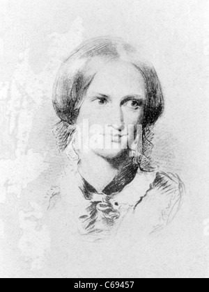 Charlotte Brontë war ein englischer Schriftsteller und Dichter Stockfoto