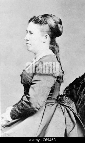 Julia Boggs Dent-Grant war die Frau von der 18. Präsident der Vereinigten Staaten, Ulysses S. Grant Stockfoto