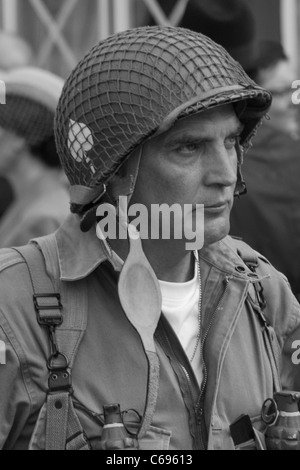 Crich 1940er Jahren Wochenende - August 2011 Stockfoto