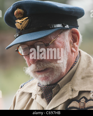 Crich 1940er Jahren Wochenende - August 2011 Stockfoto