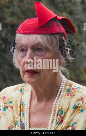 Crich 1940er Jahren Wochenende - August 2011 Stockfoto