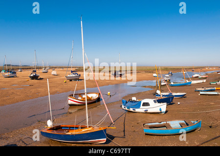 Boote bei Wells-Next-the-Sea, Norfolk, England, Großbritannien, Uk Stockfoto