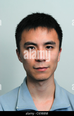 Porträt junger Chinese, Student Stockfoto